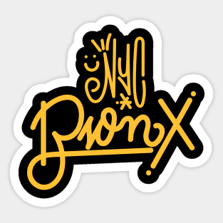 Bronx New York Graffiti Tag - Tag it Sticker